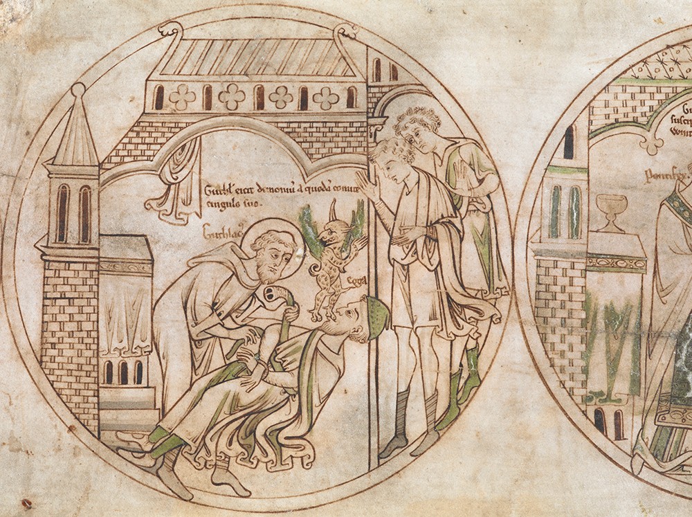 Guthlac Roll - Crowland Abbey